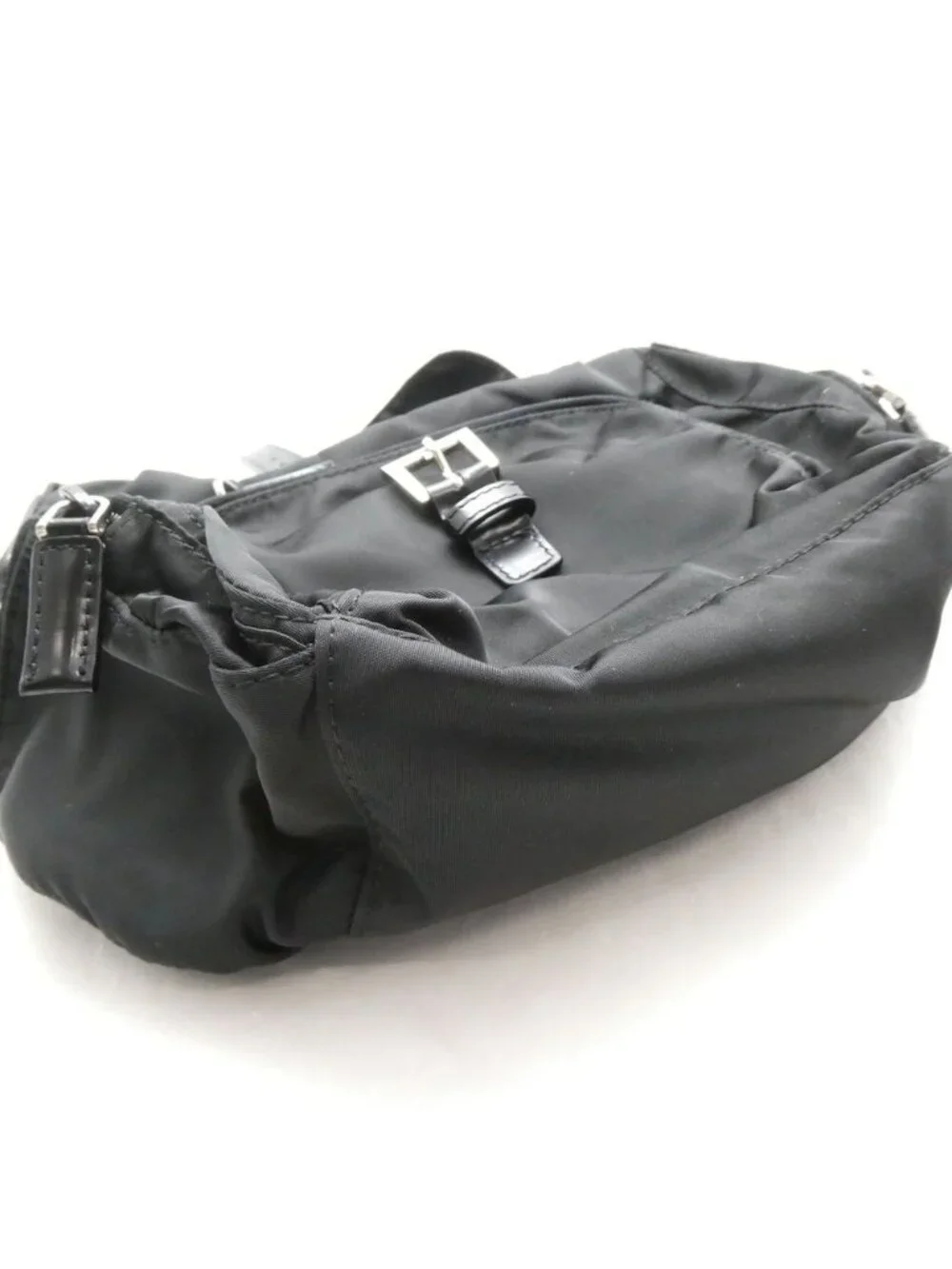 Prada Shoulder Bag Nylon Triangle Logo
